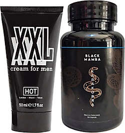 SÜPER HOTXXL 50 ML ERKEĞE ÖZEL EN BOY KREM + YANINDA 1 ADET ERKEĞE ÖZEL KARAMAMBA