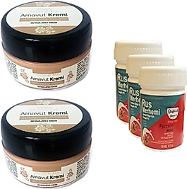SÜPER THREE BRAND ARNAVUT KREMİ 2 ADET + RUS MERHEMİ 50 ML 3 ADET