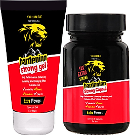 YOHİMBE EKSTRATLI SERTLEŞTİRMEYE SET YOHİMBE BİTKİSİ EKSTRELİ JEL VE 30LU KAPS BİR ARADA