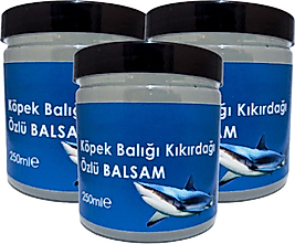 KÖPEK BALIĞI KIKIRDAĞI ÖZLÜ BALSAM 250 ML PAİNCREAM 3 ADET