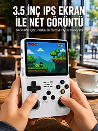 El Tipi Oyun Konsolu 3.5 İnç HD Ekran ve Hafıza Kartı Destekli Yeni Nesil