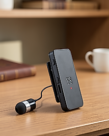 Bluetooth Kulaklık Tek Kulaklık Klipsli Kompakt Model UCZZK03MAKARALI-3