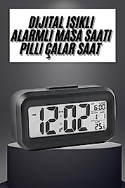 Dijital Masa Saati Led Ekranlı Alarmlı UUCZZZDİJİTALMASASAATİİİİİİİ5