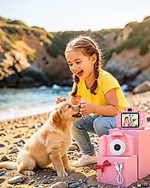 Mini HD Kamera Fotoğraf ve Video Çekimli UCZZZÇOCUKKAMERASIPEMBE-11