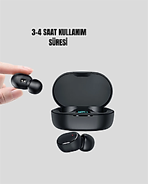 Kablosuz Kulak İçi Bluetooth Kulaklık Stereo Dokunmatik Kontrollü