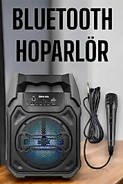Güçlü ve Şarj Edilebilir Bluetooth Hoparlör 6.5 İnç