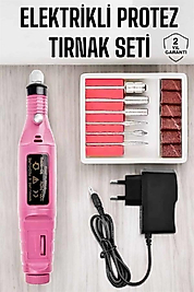 Elektrikli Tırnak Matkap Seti 13.8 cm USB Şarjlı UUCZTIRNAKTÖRPÜ3