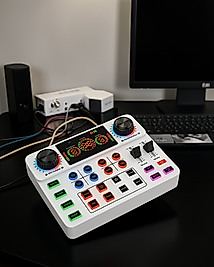 Canlı Yayın Ses Mikseri USB ve Kablosuz Uyumlu XUCZZZKSASOUNDCARD-1