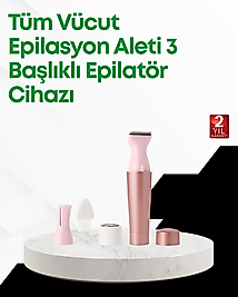 Yüz ve Beden İçin Portatif Tüy Alma Cihazı