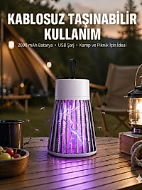 Uzun Ömürlü Bataryalı Taşınabilir Böcek Kovucu