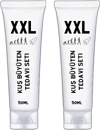 SÜPER XXL KUŞ BÜYÜÜTÜCÜ ERKEKLERE ÖZEL PE.NİS BAKIM KREMİ 50 ML X 2 ADET