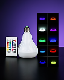 RGB LED Işık Bluetooth Hoparlör E27 UUCZZZLAMBAHOPARLÖRRR3