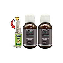 PROSTONİC ULTRA: 2 ADET ERKEKLERE SAWPALMETTOLU KABAK ÇEKİRDEĞİ EKSTRATLI 50 ML ŞURUP + 30 ML ÇÖREK OTU MASAJ YAĞI