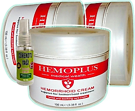 SÜPER HEMOPLUS 3X100 ML BAKIM KREMİ + 30 ML ÇÖREK OTU YAĞI İLE