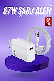 Şarj Adaptörü 67W Ultra Plus Hızlı Şarj Seti UUCZZ67WŞARJALETİİİİ2
