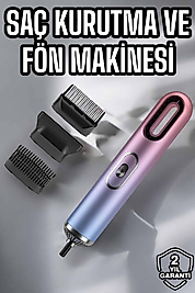Profesyonel Saç Kurutma Makinesi Fön Makinesi 3 Başlıklı Üflemeli