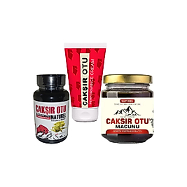 ÇAKŞIR OTU ÖZEL GÜNLÜK 3LÜ SET > ÇAKŞIR OTU KREMİ + ÇAKŞIR OTU MACUNU + 60LI ÇAKŞIR OTU KAPSÜLLERİ