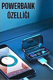 Dijital Göstergeli Bluetooth Bağlantılı Kulaklık Dokunmatik Kontrol