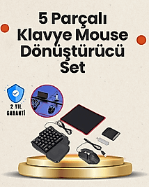 Bluetooth 5.3 Mobil Oyun Klavye Mouse Seti | FPS ve Battle Royale İçin