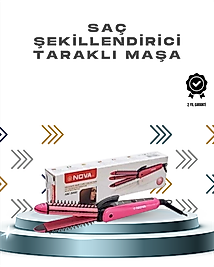 Ergonomik Tasarımlı Fön ve Maşa Uyumlu Saç Şekillendirici Maşa