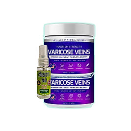 VARİCOSE VE.NS PURPLE 2 ADET BACAK BAKIM KREMİ 100 ML + ÇÖREK OTU YAĞI YAĞI 30 ML