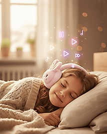 Kablosuz Peluş Bluetooth Kulaklık 40mm Hoparlör ve Mikrofonlu