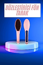 Saç Düzleştirici Tarak Dijital Göstergeli Seramik Kaplama