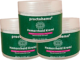 PROCTOHEMO 150 ML ANALBAKIM CREAM 3 ADET