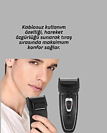 Erkekler İçin Folyo Başlıklı Tıraş Makinesi