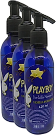 PLAYBOY PURE EDİBLE MASSAGE OİL 120ML VANİLYA AROMALI MASAJ YAĞI 3 ADET