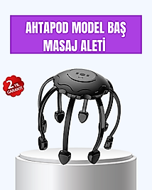 Titreşimli Saç Derisi Masaj Aleti 8 Kollu Derin Rahatlama ve Stres Azaltma
