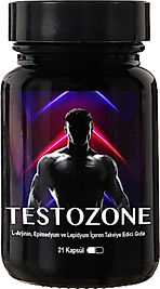 TESTOZONE: 1 ADET ERKEKLERE ÖZEL L-ARGİNİNLİ EPİMEDYUMLU LEPİDYUMLU 21LI FORMÜL
