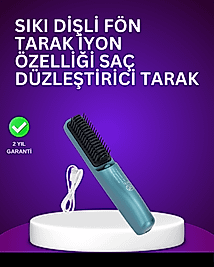 İyon Teknolojili Düzleştirici Tarak – 20 Saniyede Isınır