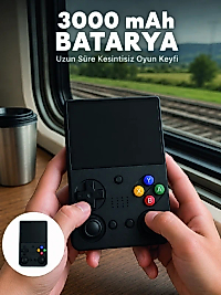 Retro Taşınabilir Oyun Konsolu 3.5 İnç IPS Ekran 26 Emülatör Destekli 64GB El Tipi Oyun Cihazı