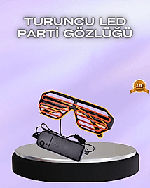 Parti ve Festival İçin LED Işıklı Eğlence Gözlüğü