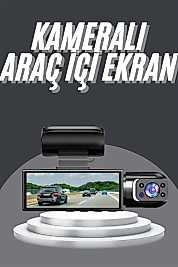 Video ve Fotoğraf Kaydedici Sürüş Kamerası Ön ve Arka Çift Kameralı