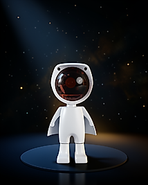 Gece Lambası Gökkuşağı Projeksiyonu Astronot Tasarımı UCZZZGÜNBATIMIPROJEKTÖRRR6