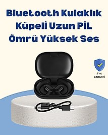 Uzun Süreli Konfor İçin Klips Tasarımlı Kablosuz Kulaklık – IPX6 Dayanıklı