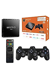 Android Tv Box 2.4g 10k Ultra Hd 2gb Ram 64gb Hafıza 10000 Retro Oyunlu Konsol Game Stick M8 Pro