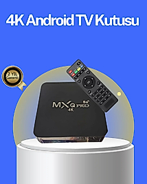 Akıllı Android TV Box – 4K Çözünürlük, 2GB RAM, 16GB Depolama, Hızlı Wi-Fi