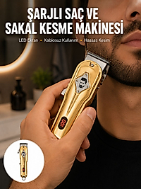 Ergonomik Tasarımlı, Hafif ve Taşınabilir Profesyonel Tıraş Makinesi Yeni Nesil