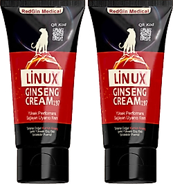 LİNUX GİNSENG CREAM 2 ADET ERKEKLERE YENİ DESTEK 50 ML KREM