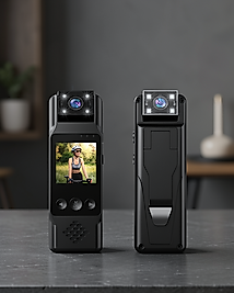 Mini Kamera 180° Dönebilen Lens 1080P UCZZZL13VÜCUTKAMERASI