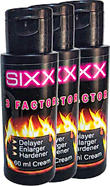 SIXX 3İN1 KREM 3 ADET ERKEĞE ÖZEI 3 ETTKİ BİRDEN KREMİ 60 ML