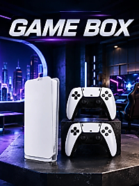 Game Box 3D Çift Oyun Kollu 4K HD Ekran 20000'den Fazla Oyun Seçeneği 2.4G Kablosuz