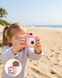 Mini HD Video Kamera Fotoğraf Çekimli UCZZZÇOCUKKAMERASIPEMBE-17