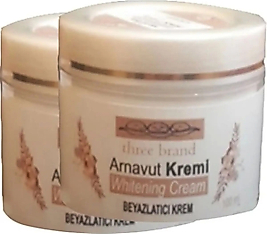 THREE BRAND ARNAVUTKREMİ 2 ADET WHİTENS CREAM TÜMBÖLGE  KREMİ 100 ML