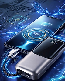 Dijital Göstergeli 13000 mAh Süper Hızlı Şarj Destekli Taşınabilir Powerbank