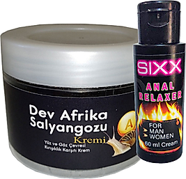 BONİE GİANT ^KSIXX:23 DEV AFRİKA SALYANGOZU YAŞLÀNMA KÀRŞITI KREM 100ML + SIXX BAY BAYAN ARKA RAHATIETİCİ CREM