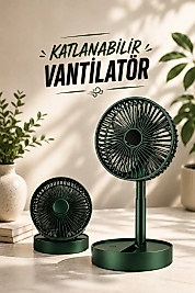 Soğutucu Vantilatör Telefon Standlı Mini Fan